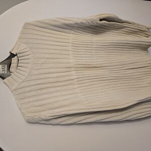 Ralph Lauren Beige Ribbed Sweater